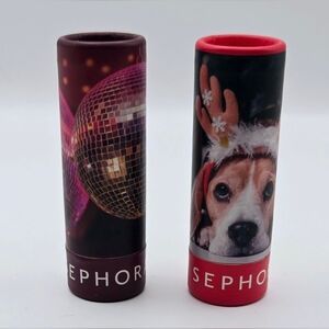 Sephora Lipstories Lipstick Duo Wish List Shades #100 #102 NWT